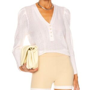 VERONICA BEARD KIRKA HENLEY SWEATER